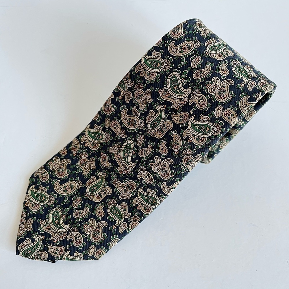 Brooks Brothers Paisley Silk Tie Vintage